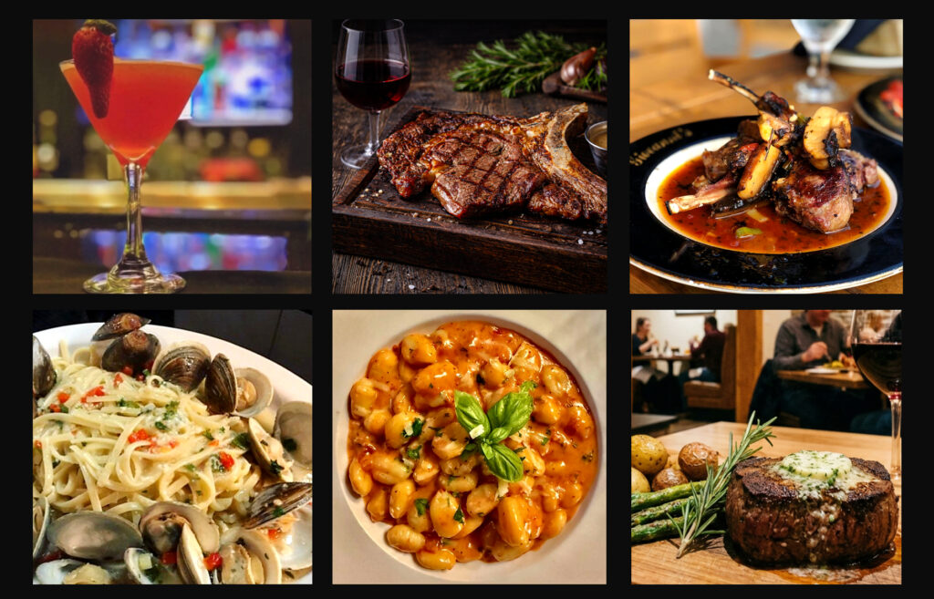 Best Italian menu in Greensboro NC featuring authentic Italian dishes, fresh ingredients, pasta, seafood, and fine dining specialties