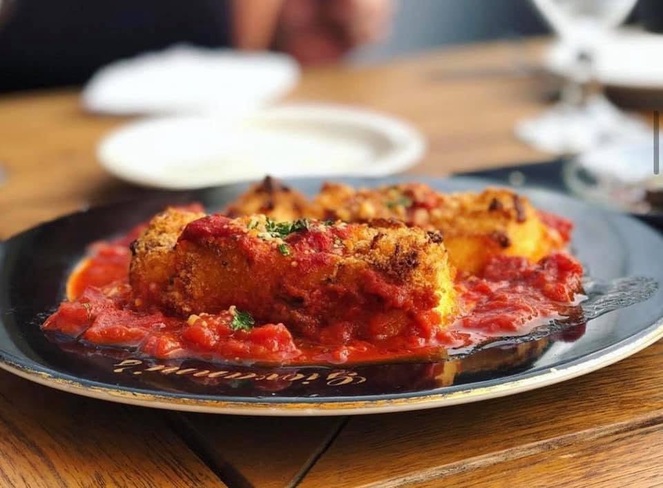 Authentic Italian gourmet entrée served at Giovanni's Italian Steakhouse near Jamestown NC with premium ingredients and fine dining presentation.